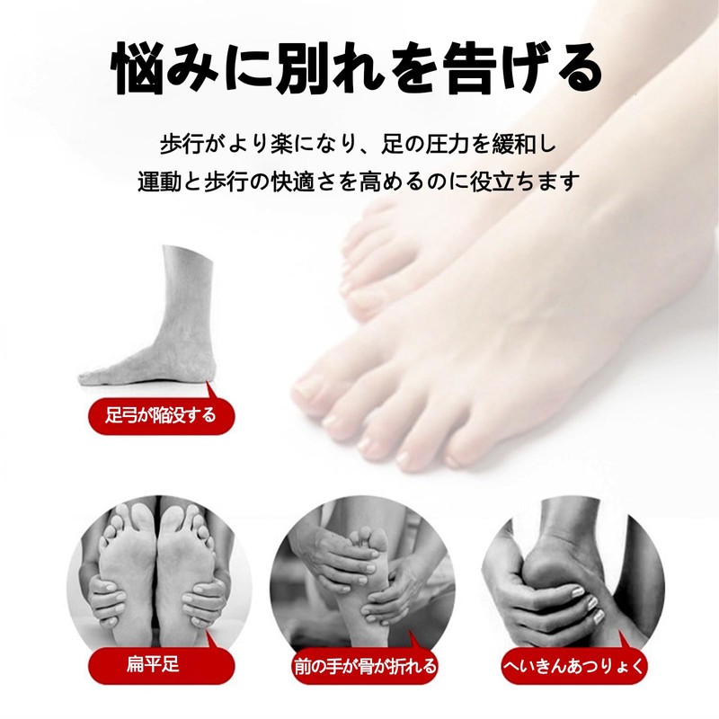Sellerian Arch Support, Comfortable Flat Foot Support, 1 Foot Support,