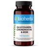 Glucosamin Chondroitin MSM + Vitamin C Hochdosiert - 100 Kapseln