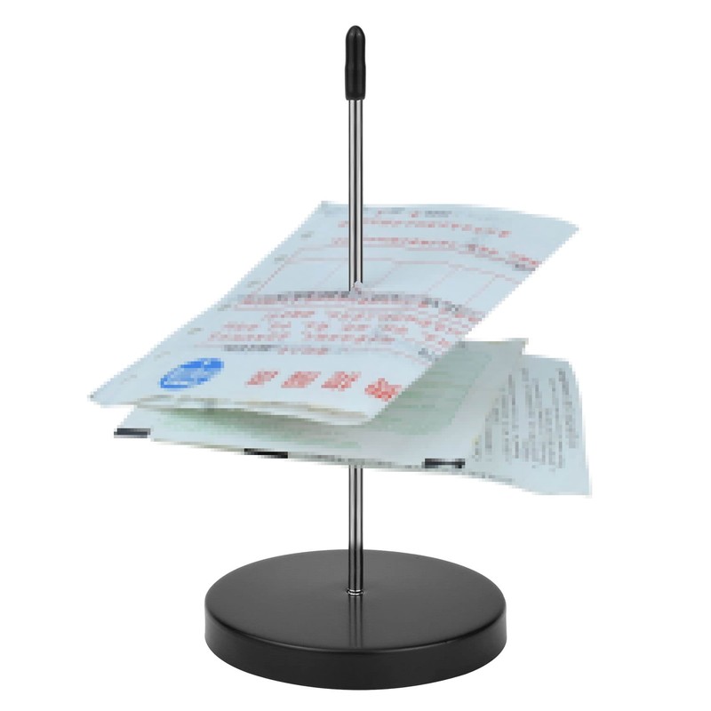 3 Pack Ticket Spike, Receipt Spike Holder, Metal Bill Holder