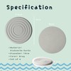 Skylarlife Absorbent Diatomite Coaster for Drinks and Plants Fast Water