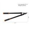 Steel Bypass Lopper, 28-Inch Length with 1.5-Inch Cutting Capacity, Soft