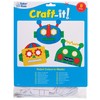 Baker Ross Robot Colouring Masks for Kids Craft Projects (Pack