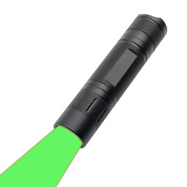 XINFEIBEI Green Light Flashlight, Zoomable Single Mode Green LED Flashlights for Fishing, Hunting, Night Observation
