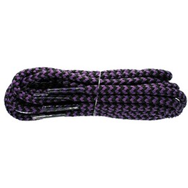 Hiking Boot Laces Heavy Cord 150cm Coloured (Purple/Black Dog Tooth)