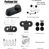 FreedConn Motorcycle Helmet Bluetooth Headset,TCOM VB with Music Sharing 2-Riders