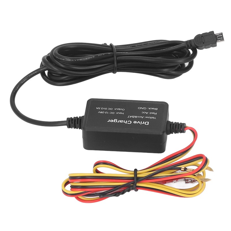 Dash Cam Hardwire Kit Rubber Metal for Mirror Cam GPS