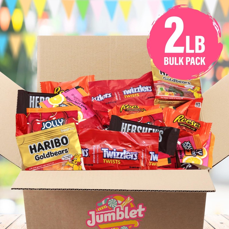 Chocolate Candy Variety Pack, 2lb Candy Variety Pack Bulk, Perfect