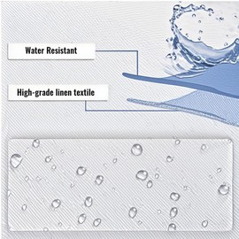 mellicoma Waterproof Outdoor Pillow Covers 18x18 Pack of 2 Black Garden Flowers Throw Outdoor Pillows for Garden Funiture Patio Home