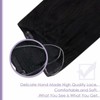 LaaVoo Invisible Wire Hair Extensions Black Wire Extensions Real Hair