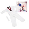 Kids Taekwondo Uniform with Belt Polyester and Cotton Breathable Soft