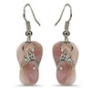 Sandal, pink mother-of shell-Pearl Earrings