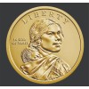 2020 P&D Native American Sacagawea - Peratrovich Dollar - 2