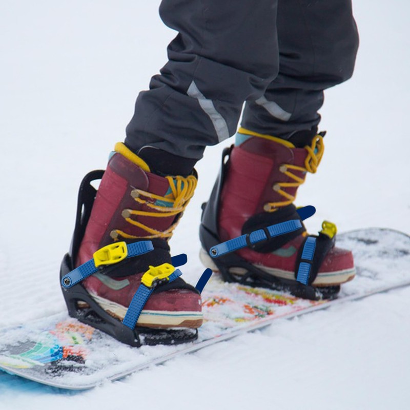 3 Pairs of Snowboard Ankle Straps Replacement - Binding for