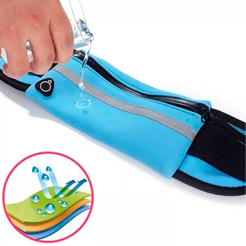 Mafab Cangurera Deportiva Salida Audífonos Cinturón Elástico