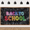 Welcome Back to School Backdrop Banner Decorations First Day of