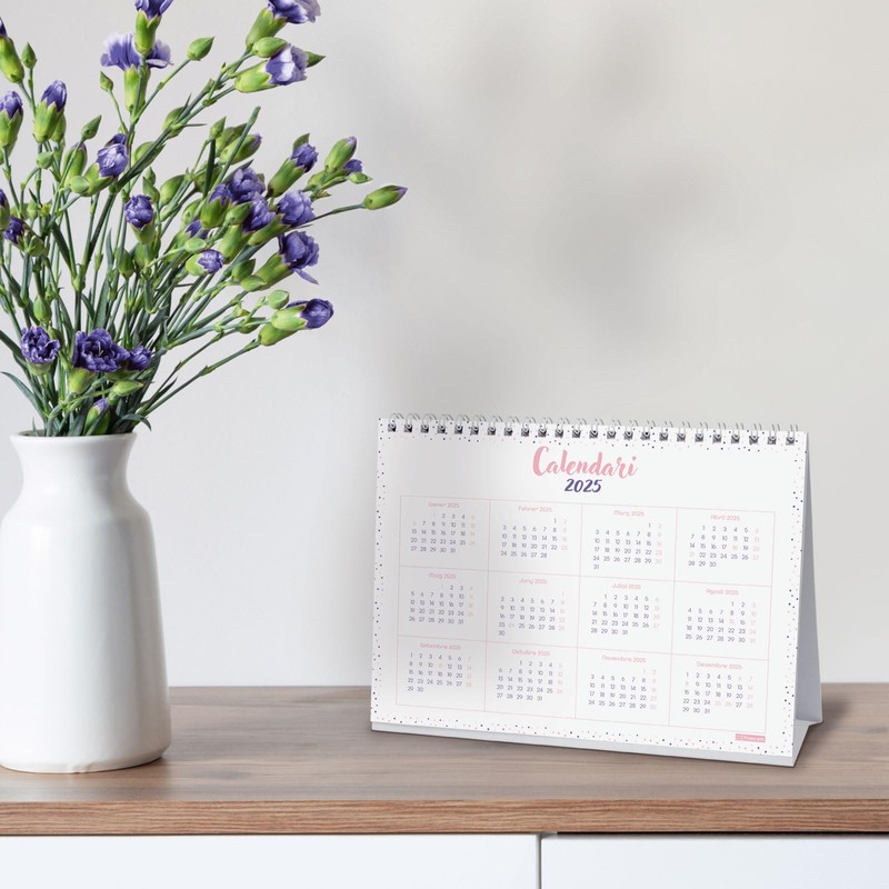 Finocam - Chic Desktop Calendar to Write 2025 Month View