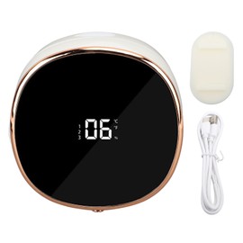 Automatic Soap Dispenser Foaming Hand Free Wall Mount Foam Rechargeable Touchless Smart Electric Dispenser for Wall Bathroom Kitchen White