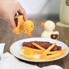 Bicuzat Ceramic Duck Shape Salt & Pepper Shakers Set, Hand-Painted