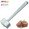 Westmark Fleischhammer, Länge: 21,5 cm, Aluminium, lebensmittelechte Spezialbeschichtung, Robusto, Silber,