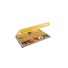 Plano Edge 3600 Terminal Tackle Storage | Premium Tackle Organization with Rust Prevention | Clear/Yellow