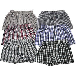 ToBeInStyle Boy's Pack of 6 Boxers - Assorted - X-Large