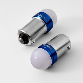 Takenous Truck Bastard Takemura Shokai BA9s led G14 12v 24v Luminous Lucent Bulb for Square Marker Set of 2 (Ice Blue)