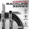 Gator Cableworks GCWB-INS-6INRA Backline Series 6-inch Instr./Patch