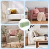 sourcing map 4Pcs Stretch Armrest Covers, Chenille Soft Armchair Slipcovers