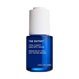 The Outset Total Clarity Dark Spot Serum con Melaneven, suero facial ligero iluminador para tonos desiguales, suave y no comedogénico para pieles sensibles, 1 onza líquida