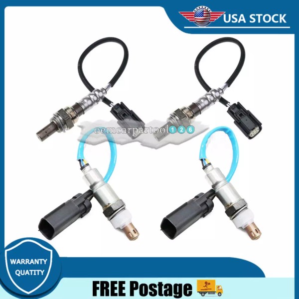 Unbranded Set(4) Up+Downstream O2 Oxygen Sensor For 2011-2014 Ford Edge