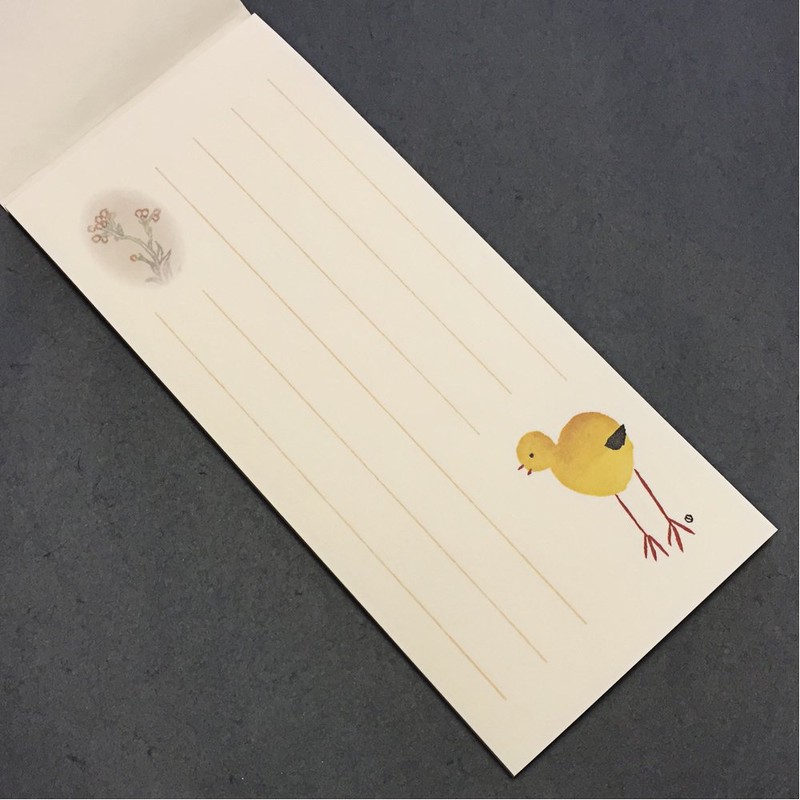 Geisudo IP-023 Single Writing Notebook, Yumeji Takehisa, Chick