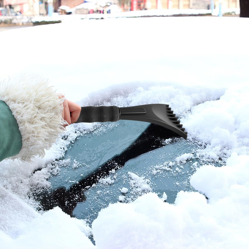 XIABYAYU Car Ice Scraper, Ice Scraper with Non-Slip Handle, Car