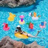 6 portabevande gonfiabili, per piscina, per bevande, galleggiante, per piscina,