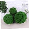 BIUDECO DIY Landscaping Essential 15cm Realistic Artificial Moss Ball for