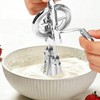 Dual Rotary Hand Egg Beater, Stainless Steel Rotary Hand Whisk