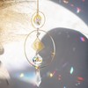 Pack of 2 sun catchers, crystal suncatcher, refracting colourful light,