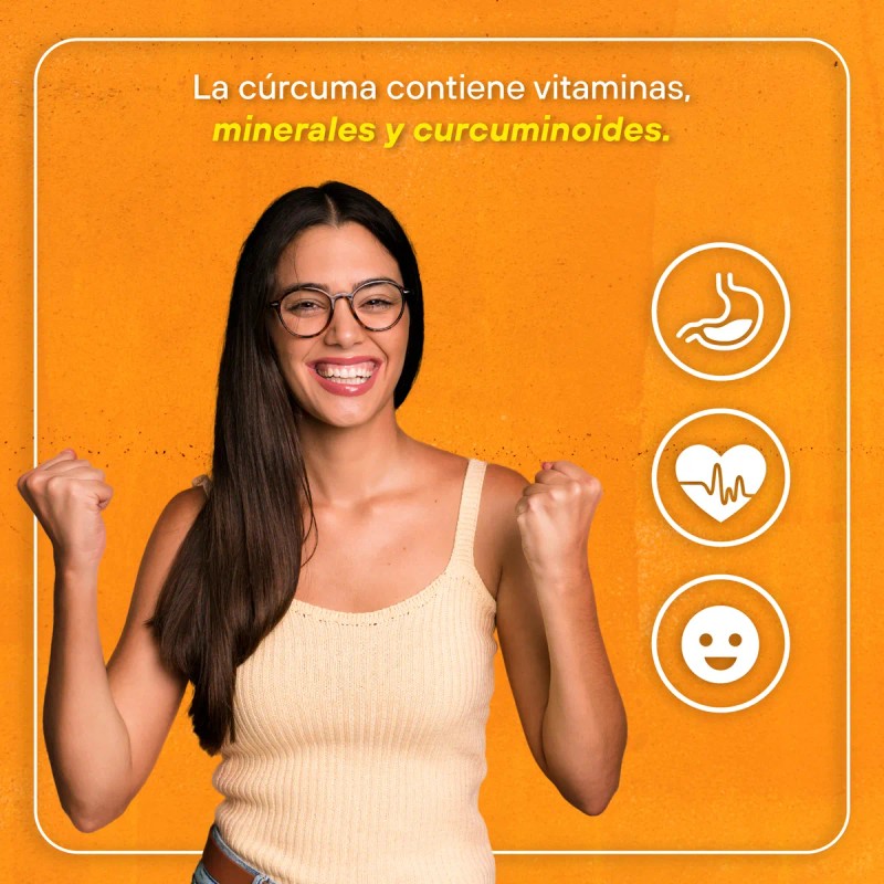 Vizana Nutrition Cúrcuma Natural, 60 Caps - 500mg