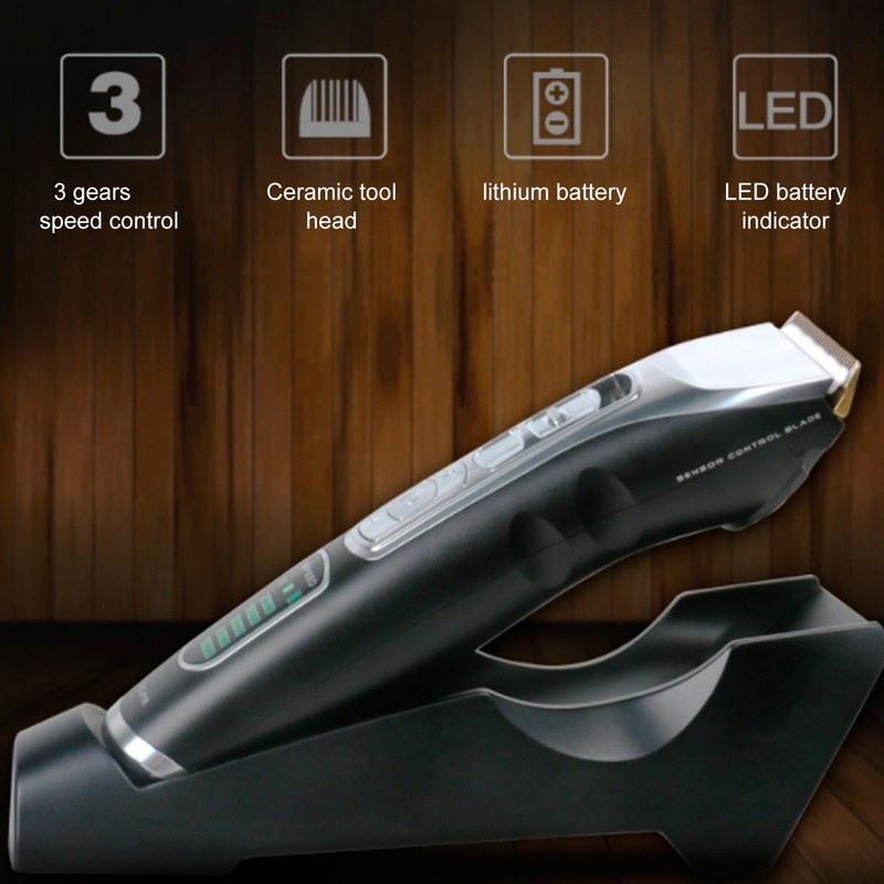 Men's Hair Cutting Kit Rechargeable Hair Clippers for Home Barber