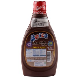 Bosco Sugar Free Chocolate Syrup 18oz | Fat Free, Gluten Free, Made with Natural Cocoa