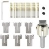 MuNanshan 30 PCS Ring Drill Bit Set, 16-21 mm Blades