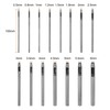 QUARKZMAN 15-teiliges Lederlochstanzer-Set 0,5 mm-6 mm Stahl Hohle Runde Lochstanzer