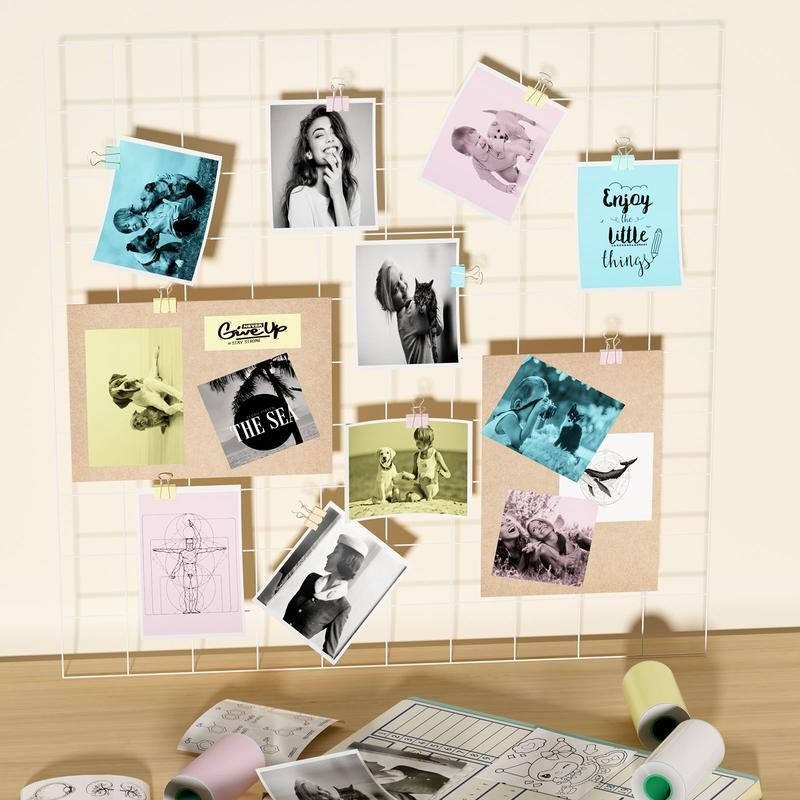 JADENS Mini Sticker Printer-2 Inch Bluetooth Thermal Pocket Printer,Inkless Portable