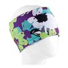 Women's Boho Wide Colorful Floral Design Infinity Headband Bandana Face