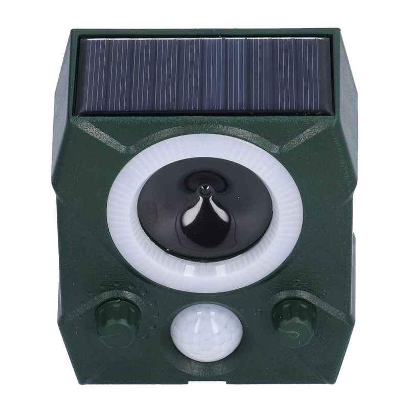 Solar Animal Repeller Smart Ultrasonic Mouse Animal Repellent for Farm