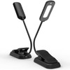 Book Light, 12 LED USB Rechargeable Reading Lamp with 3-Level