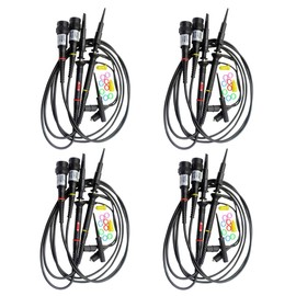 P2200 200MHz Oscilloscope Clip Probes Insulated BNC End Probe with Accessory Kit (4)