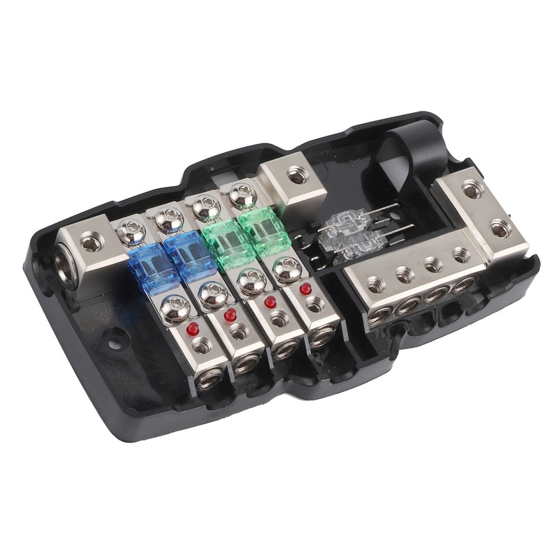 Fuse Box Car Audio Stereo MultiFunctional 4 Way Distribution Holder