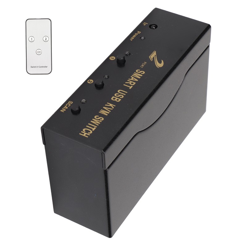 2 In 1 Out VGA KVM Switch 4 USB Port