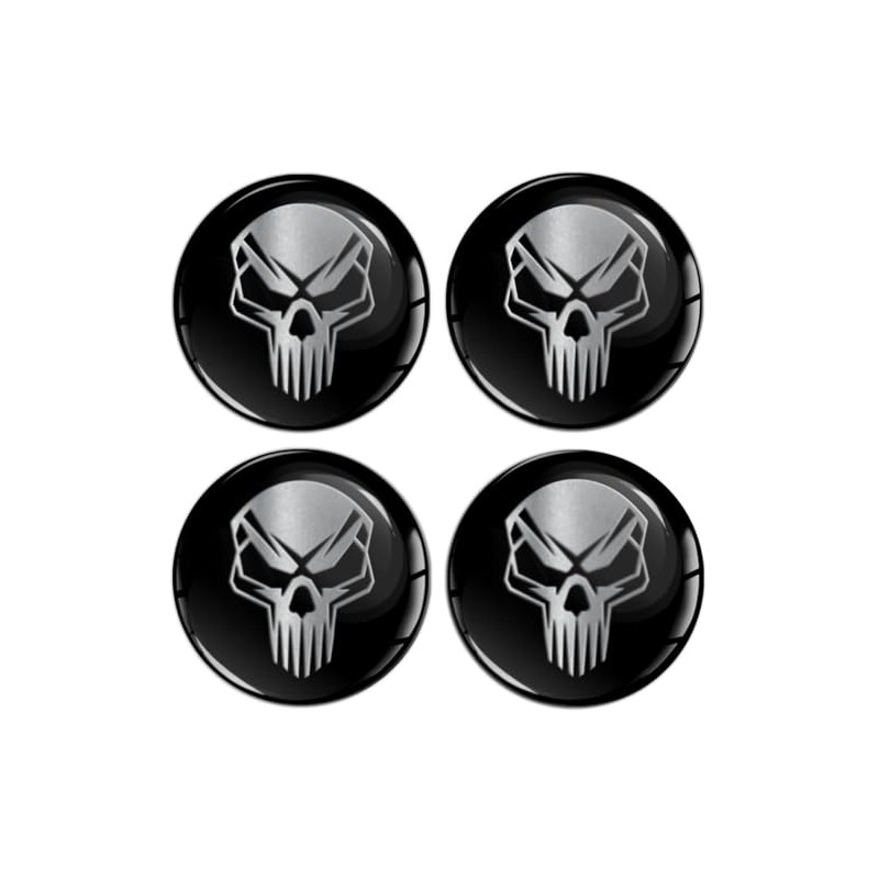 SkinoEu 4 x 50 mm Sticker for Hub Caps Hub