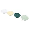 Ice Bowl Containers Mold Light Green Dark Green White Yellow